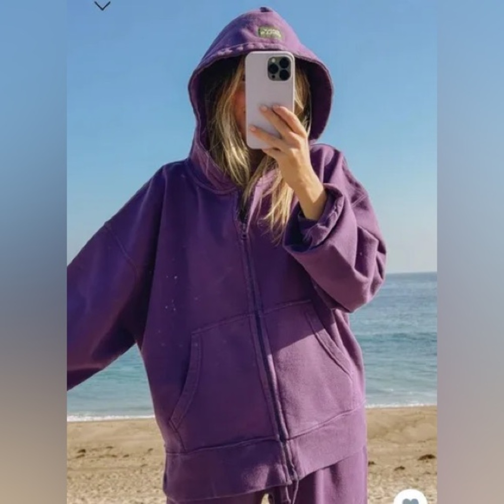 Daily Drills Oversized Zip Hoodie